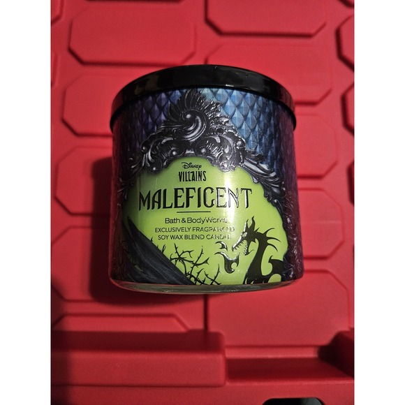 Maleficent Dragon Castle Pedestal And Matching Candle‎ New - Picture 4 of 4